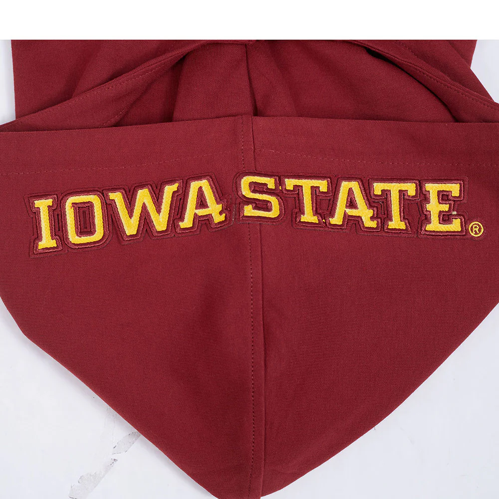 IOWA STATE UNIVERSITY CLASSIC MEN'S FZ PO HOODIE (CARDINAL RED) - Image 8