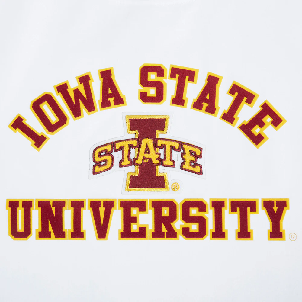 COLLEGE IOWA STATE UNIVERSITY COLLEGE CLASSIC ESSENTIALS WOMEN'S SJ BOXY T (WHITE) - Image 8