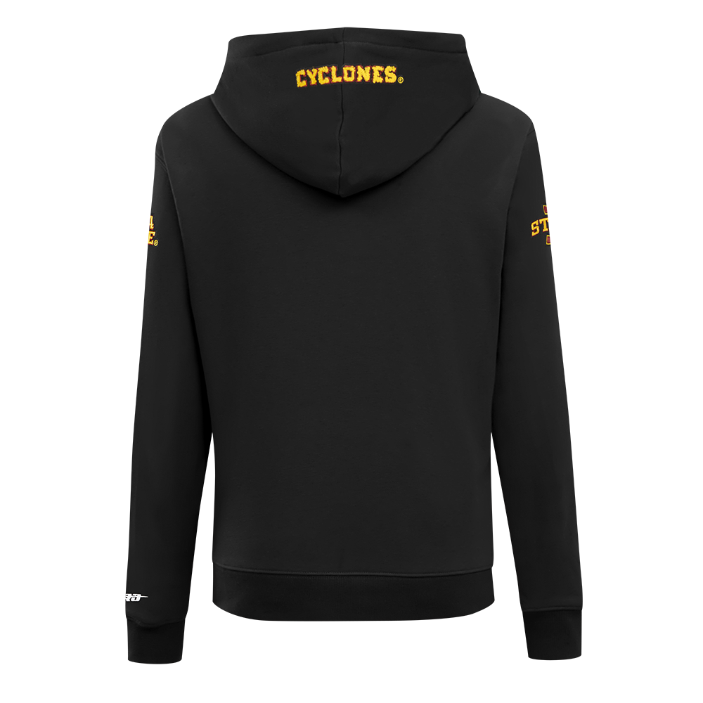 COLLEGE IOWA STATE UNIVERSITY CLASSIC WOMEN'S FLC PO HOODIE (BLACK) - Image 5