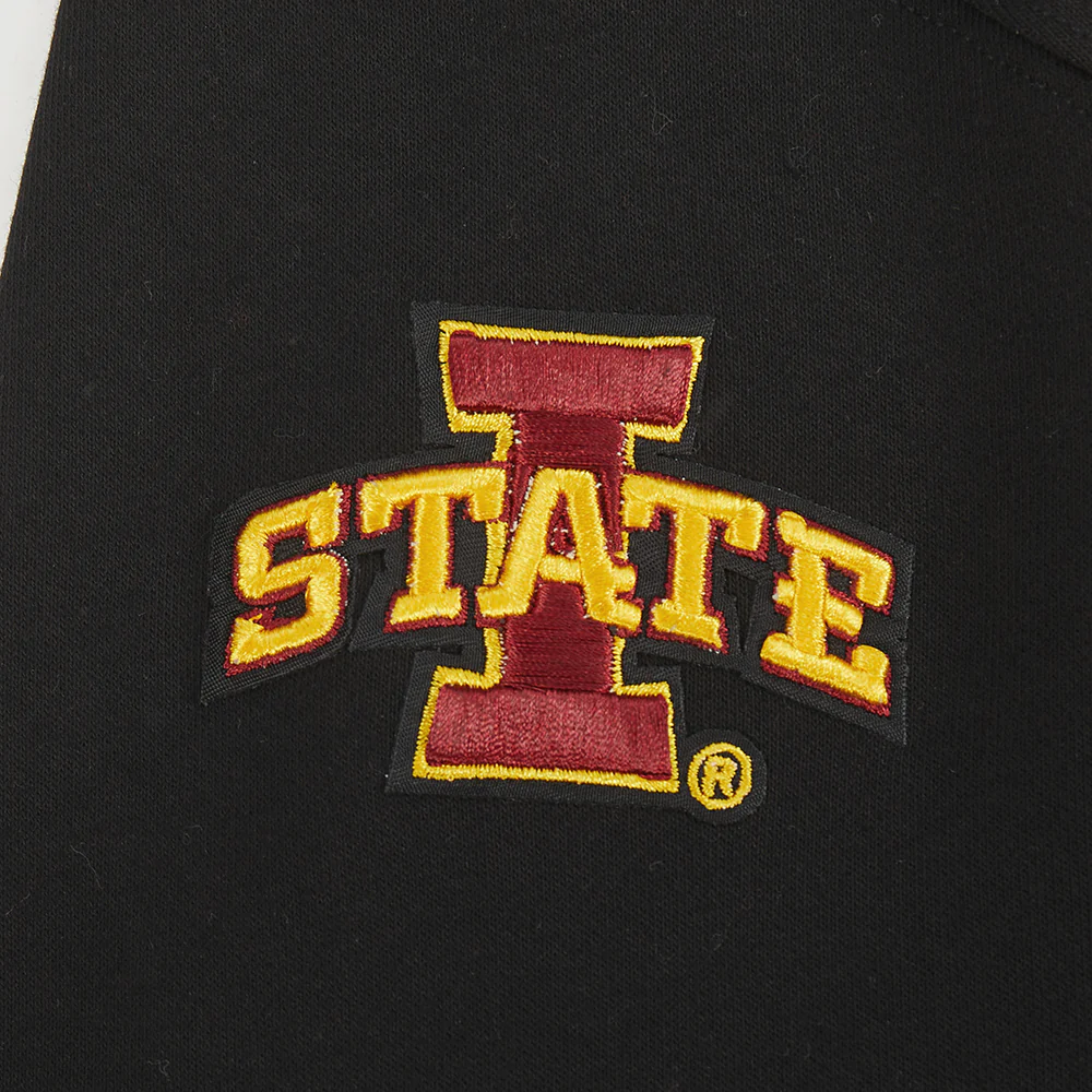 COLLEGE IOWA STATE UNIVERSITY CLASSIC WOMEN'S FLC PO HOODIE (BLACK) - Image 7