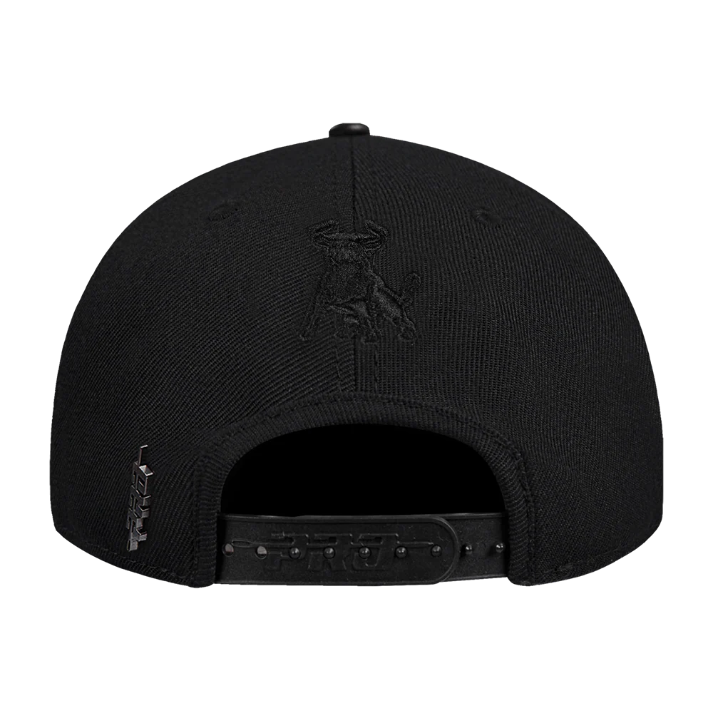 JOHNSON C. SMITH UNIVERSITY NEUTRAL MEN'S SNAPBACK HAT (BLACK) - Image 4