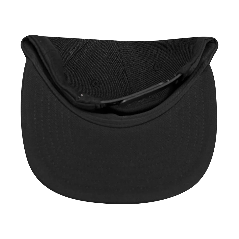 JOHNSON C. SMITH UNIVERSITY NEUTRAL MEN'S SNAPBACK HAT (BLACK) - Image 8