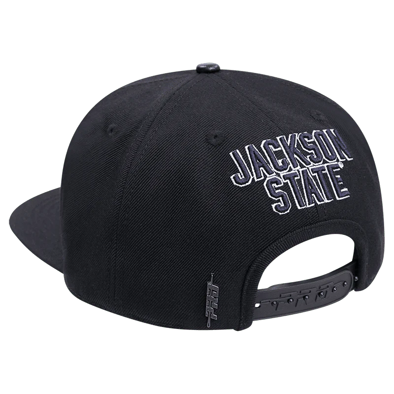 JACKSON STATE UNIVERSITY CLASSIC UNISEX WOOL SNAPBACK HAT (BLACK) - Image 3