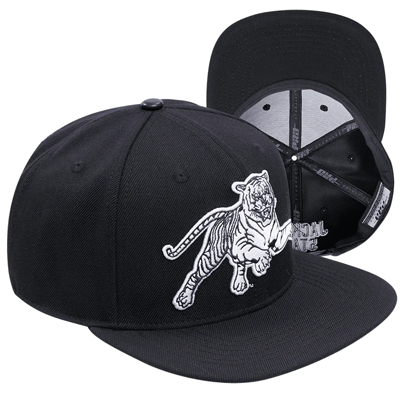 JACKSON STATE UNIVERSITY CLASSIC UNISEX WOOL SNAPBACK HAT (BLACK) - Image 6