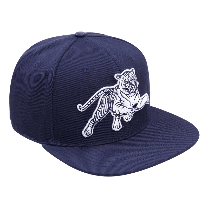 JACKSON STATE UNIVERSITY CLASSIC UNISEX WOOL SNAPBACK HAT (MIDNIGHT NAVY) - Image 2