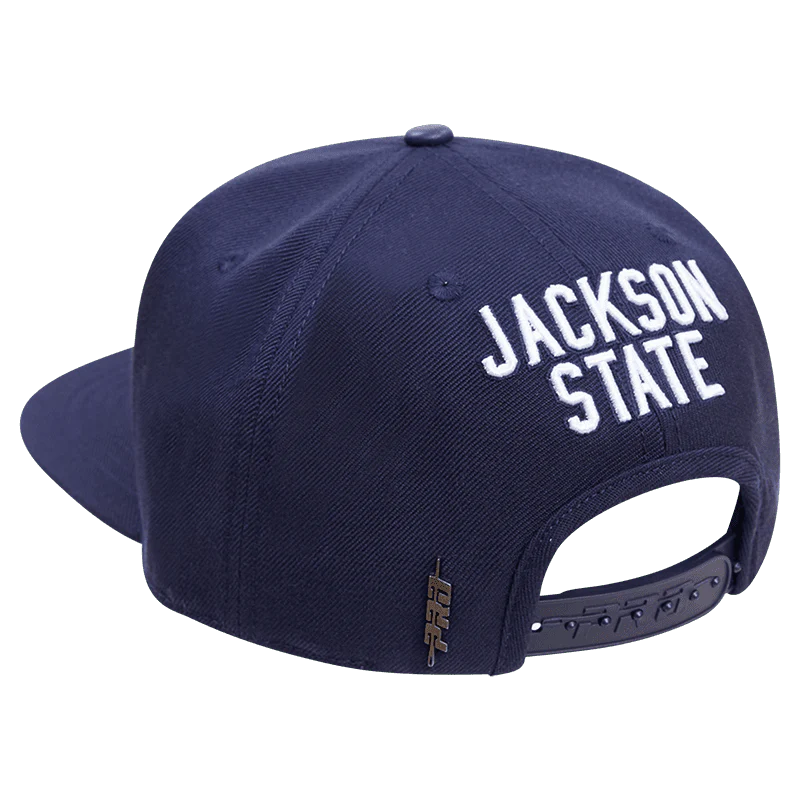 JACKSON STATE UNIVERSITY CLASSIC UNISEX WOOL SNAPBACK HAT (MIDNIGHT NAVY) - Image 3