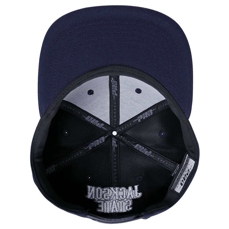 JACKSON STATE UNIVERSITY CLASSIC UNISEX WOOL SNAPBACK HAT (MIDNIGHT NAVY) - Image 5