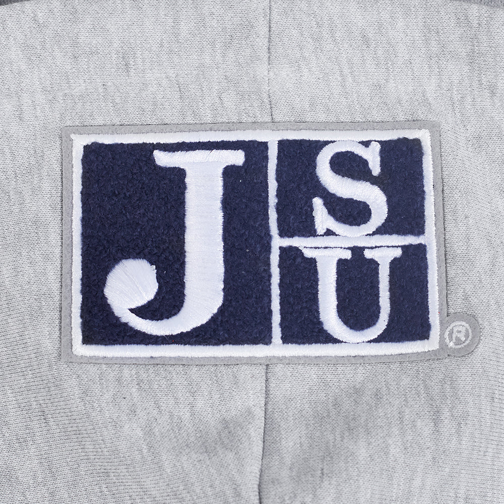 COLLEGE JACKSON STATE UNIVERSITY CLASSIC WOMEN'S FLC PO HOODIE (HEATHER GREY) - Image 10