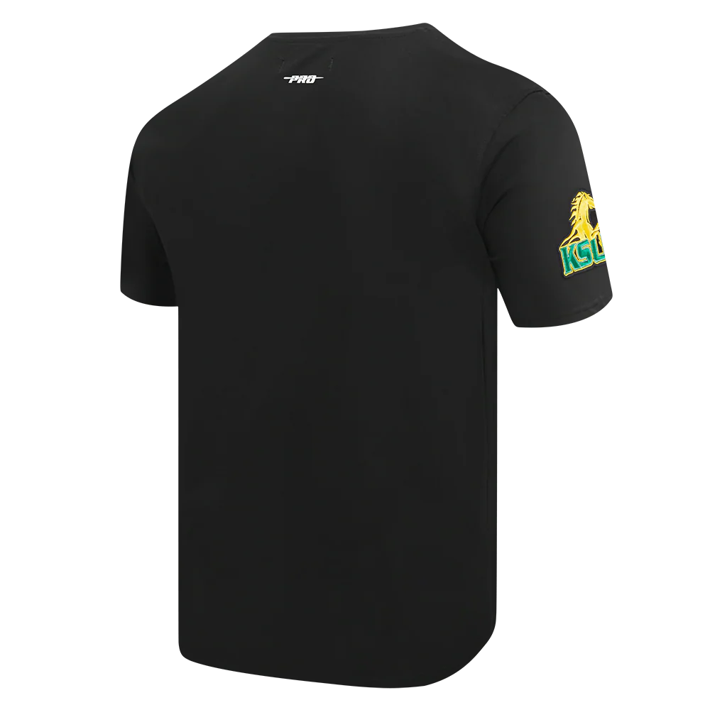 KENTUCKY STATE UNIVERSITY CLASSIC MEN'S STACKED LOGO TEE (BLACK) - Image 6