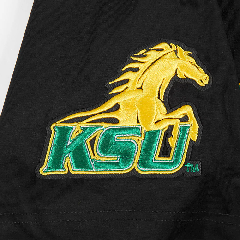 KENTUCKY STATE UNIVERSITY CLASSIC MEN'S STACKED LOGO TEE (BLACK) - Image 8