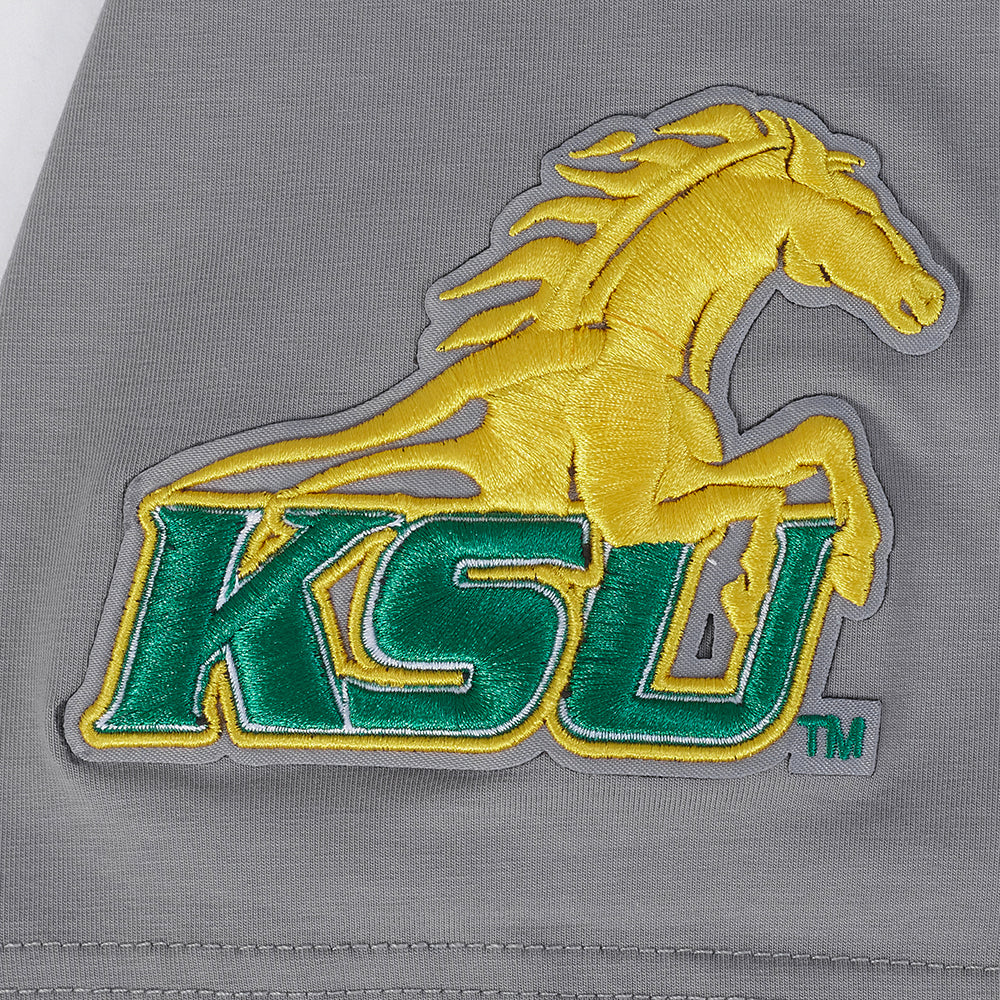 KENTUCKY STATE UNIVERSITY CLASSIC MEN'S STACKED LOGO TEE (GRAY) - Image 6