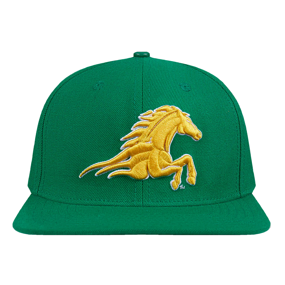 KENTUCKY STATE UNIVERSITY CLASSIC UNISEX PRIMARY LOGO WOOL SNAPBACK (KELLY GREEN)