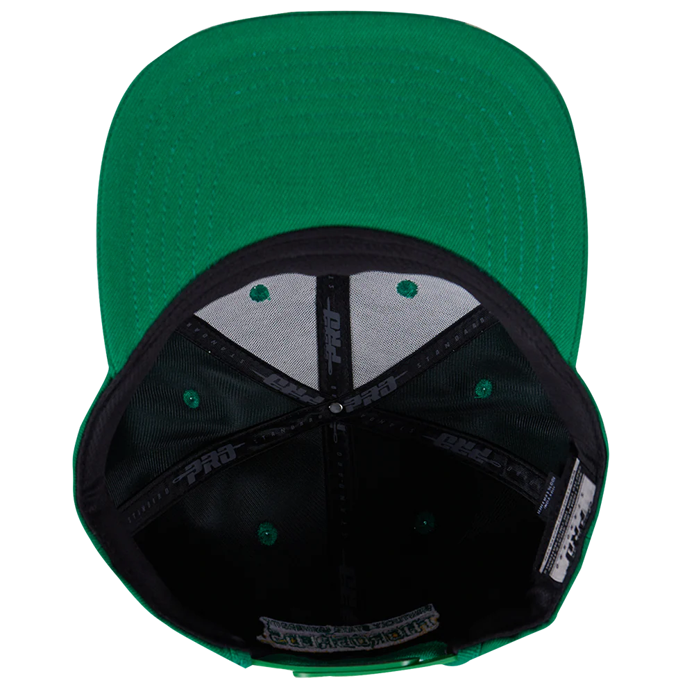 KENTUCKY STATE UNIVERSITY CLASSIC UNISEX PRIMARY LOGO WOOL SNAPBACK (KELLY GREEN) - Image 6