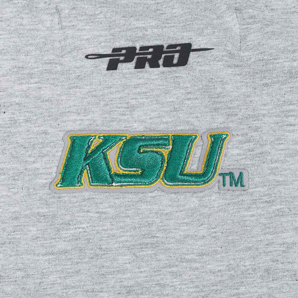 KENTUCKY STATE UNIVERSITY CLASSIC SINGLE JERSEY BOXY TEE (HEATHER GREY) - Image 7