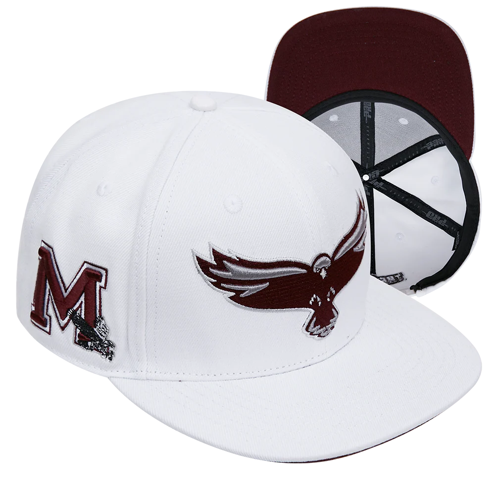 MARYLAND EASTERN SHORE CLASSIC UNISEX WOOL SNAPBACK HAT (WHITE) - Image 6