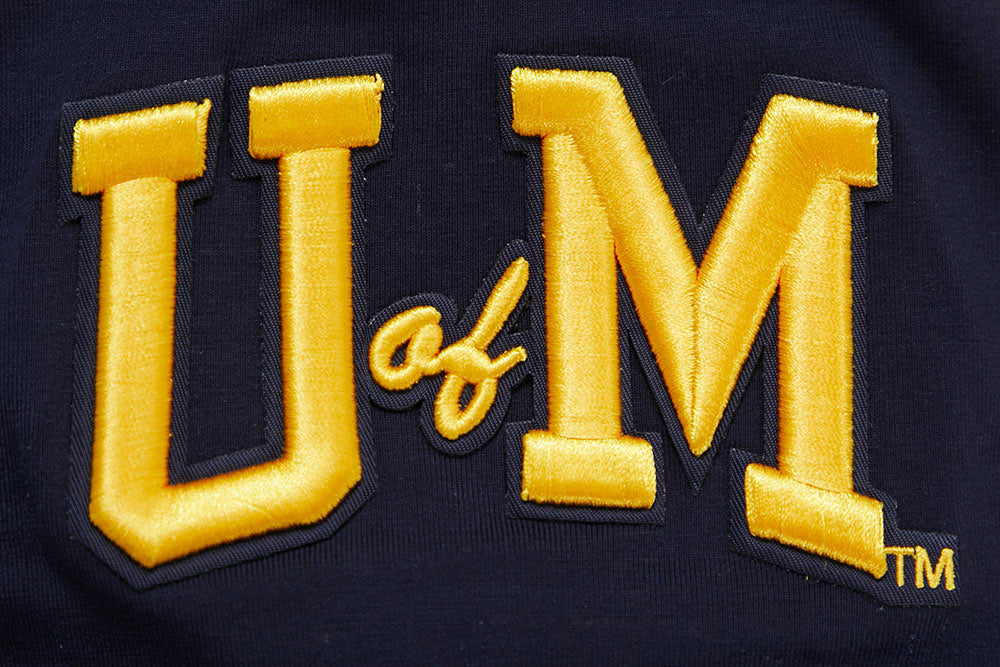 UNIVERSITY OF MICHIGAN CLASSIC MEN'S STACKED LOGO TEE (MIDNIGHT NAVY) - Image 9
