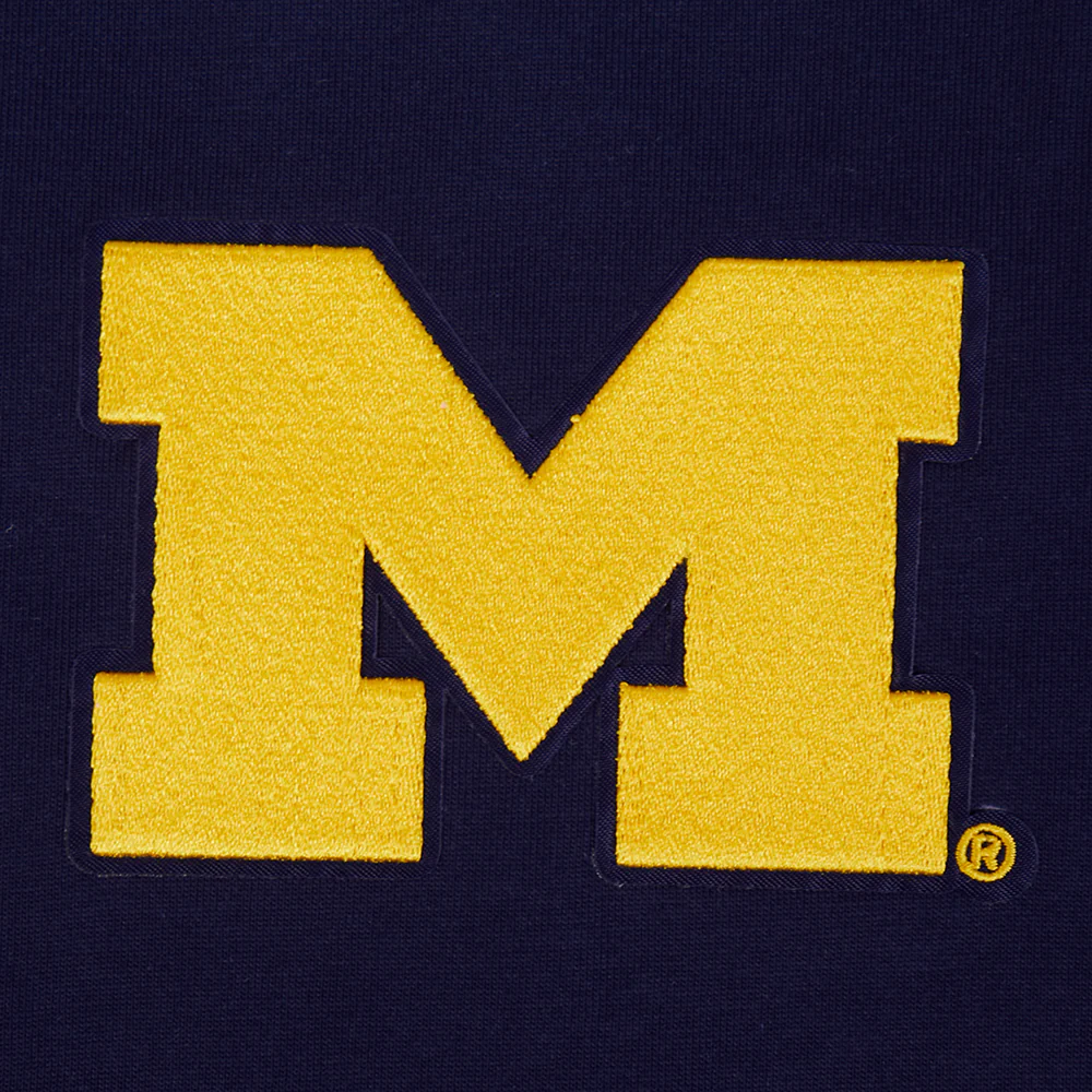 UNIVERSITY OF MICHIGAN WINGSPAN MEN'S CJ DROP SHOULDER TEE (MIDNIGHT NAVY) - Image 8