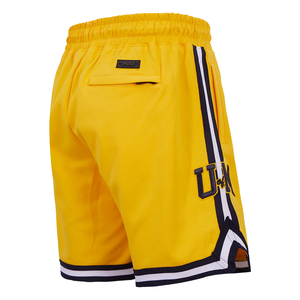 UNIVERSITY OF MICHIGAN CLASSIC MEN'S SHORT (YELLOW/MIDNIGHT NAVY) - Image 5