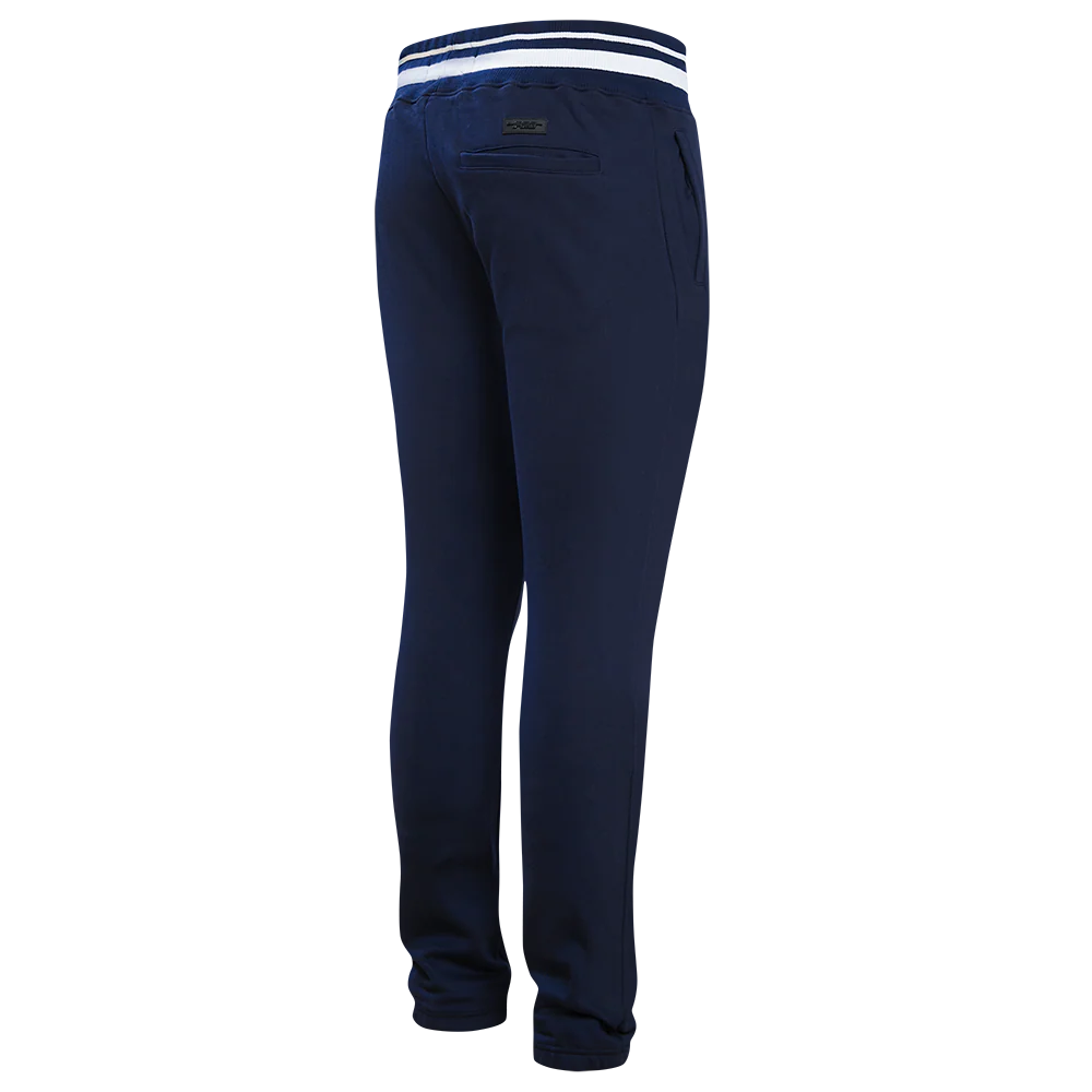 COLLEGE UNIVERSITY OF MICHIGAN CREST EMBLEM MEN'S RIB FLC SWEATPANT (MIDNIGHT NAVY) - Image 6