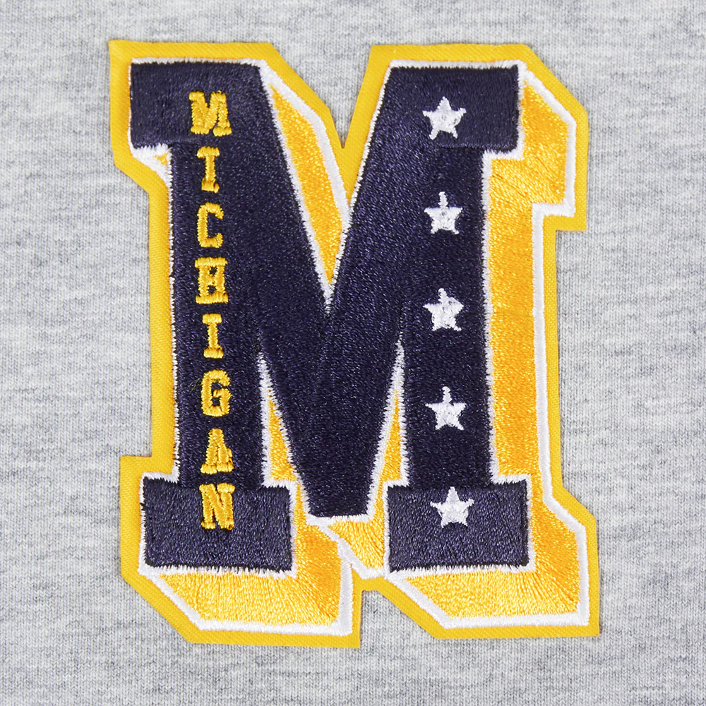 COLLEGE UNIVERSITY OF MICHIGAN CLASSIC JERSEY LEGGING (HEATHER GREY) - Image 9