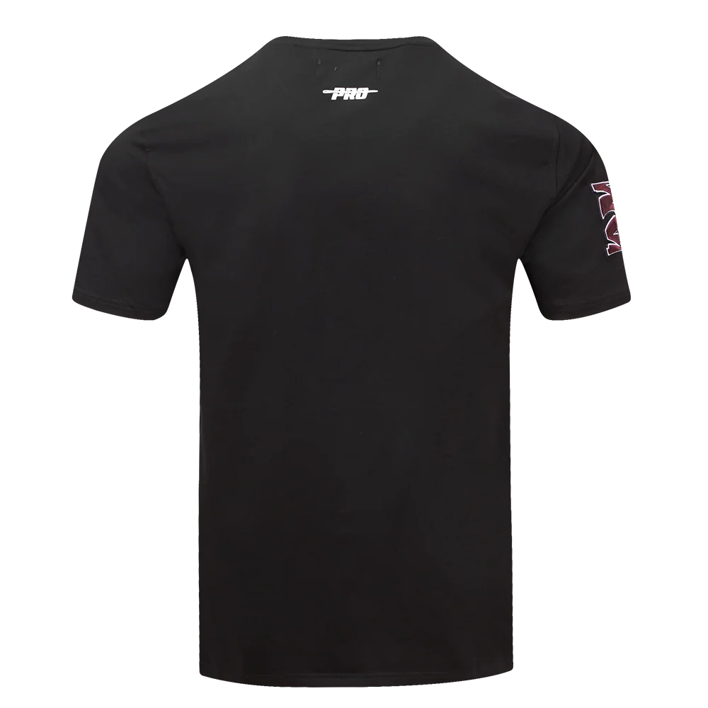 MOREHOUSE COLLEGE CLASSIC MEN'S STACKED LOGO TEE (BLACK) - Image 5