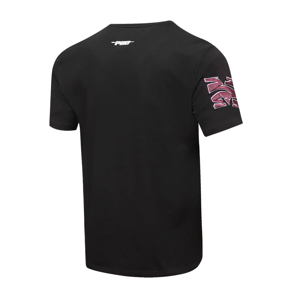 MOREHOUSE COLLEGE CLASSIC MEN'S STACKED LOGO TEE (BLACK) - Image 6
