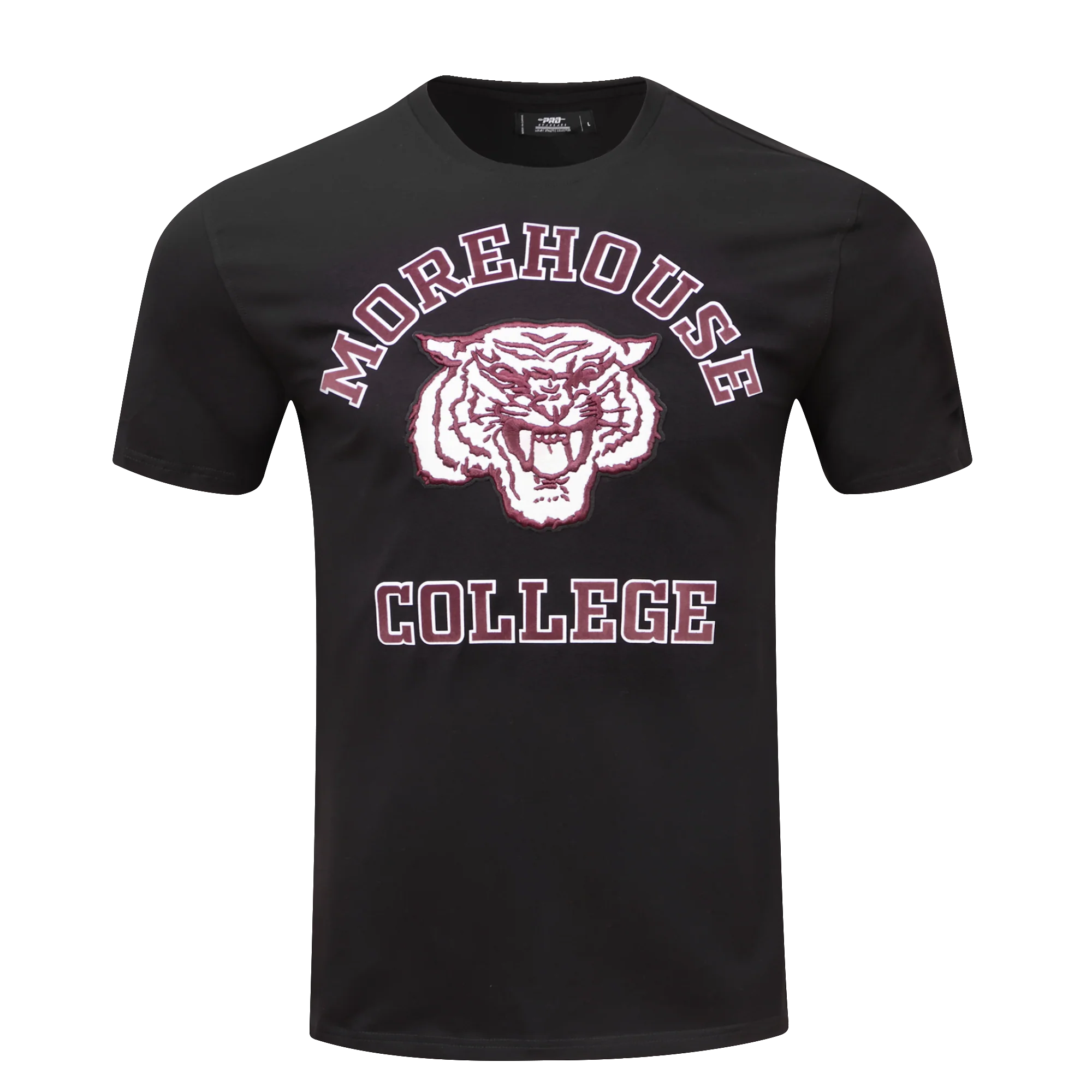 MOREHOUSE COLLEGE CLASSIC MEN'S STACKED LOGO TEE (BLACK) - Image 9