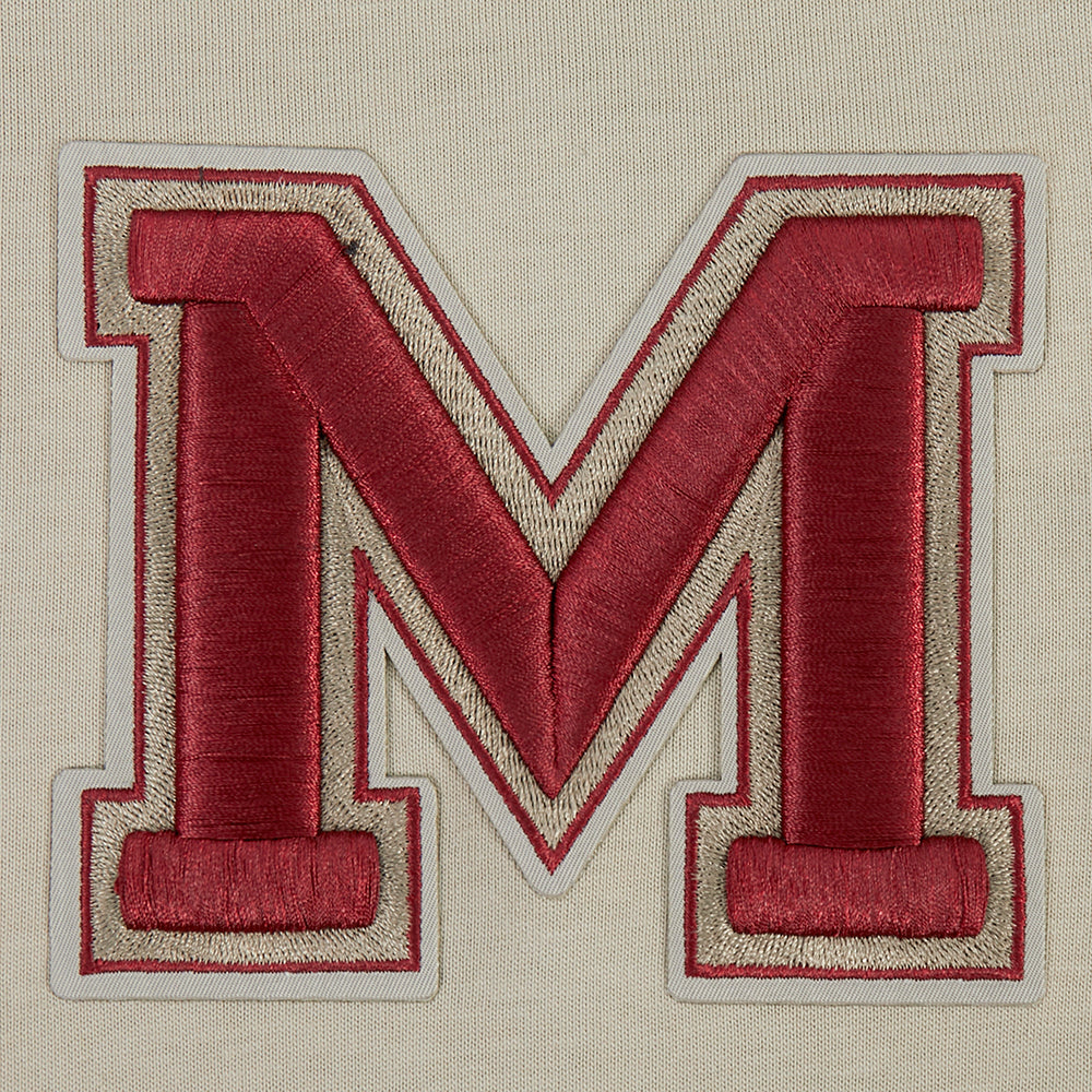 Morehouse College NEUTRAL MEN'S CJ DROP SHOULDER TEE (TAUPE) - Image 8