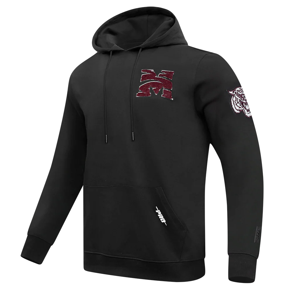 MOREHOUSE COLLEGE CLASSIC MEN'S PULLOVER HOODIE (BLACK) - Image 4
