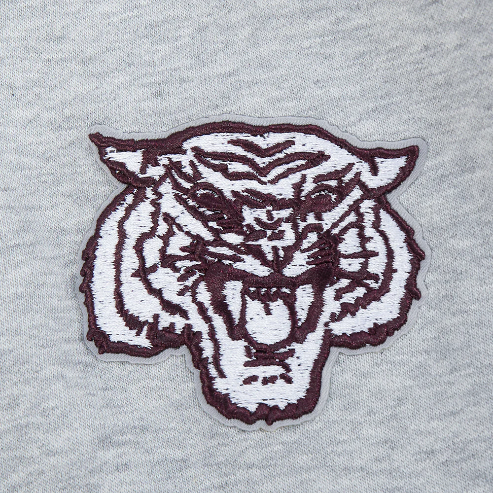 COLLEGE MOREHOUSE COLLEGE CLASSIC WOMEN'S FLC PO HOODIE (HEATHER GREY) - Image 8