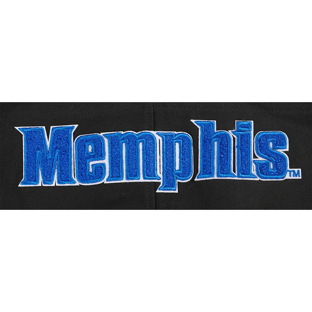 UNIVERSITY OF MEMPHIS CLASSIC MEN'S PULLOVER HOODIE (BLACK) - Image 8