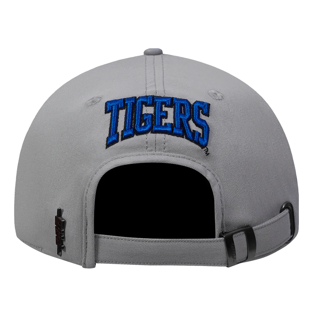 COLLEGE UNIVERSITY OF MEMPHIS CREST EMBLEM MEN'S DAD HAT (GRAY) - Image 4