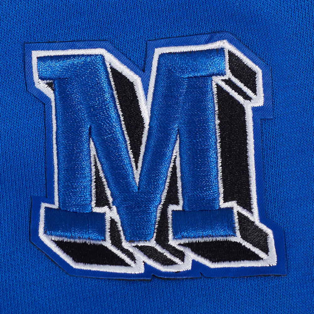 UNIVERSITY OF MEMPHIS CLASSIC WOMEN'S RIB FLC CREWNECK (ROYAL BLUE) - Image 7