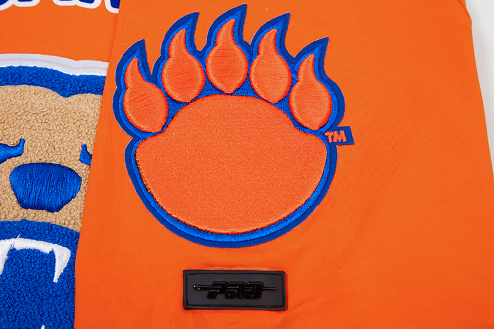 MORGAN STATE UNIVERSITY CLASSIC MEN'S STACKED LOGO TEE (ORANGE) - Image 7
