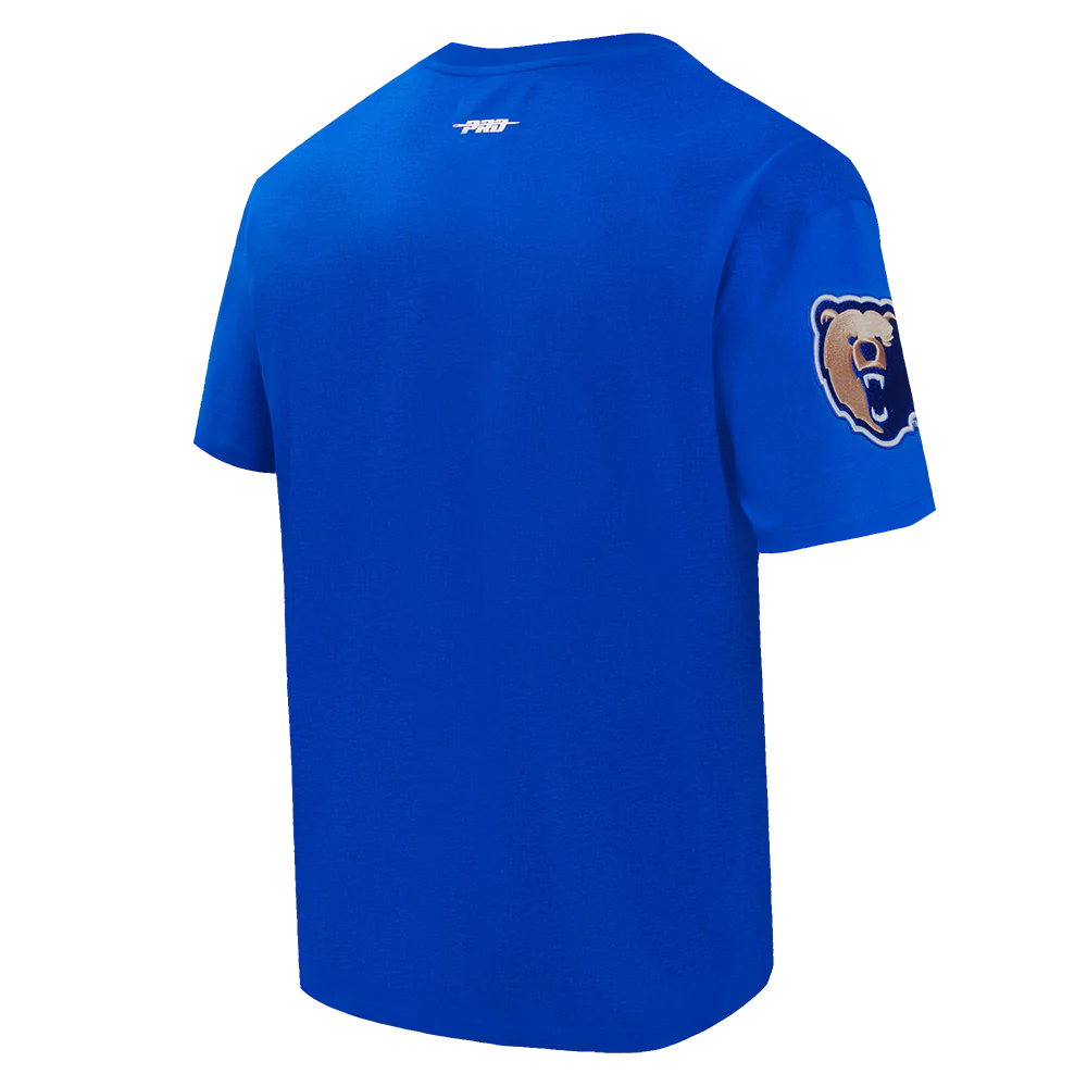 COLLEGE MORGAN STATE UNIVERSITY VINTAGE VARSITY MEN'S SJ TEE (ROYAL BLUE) - Image 4