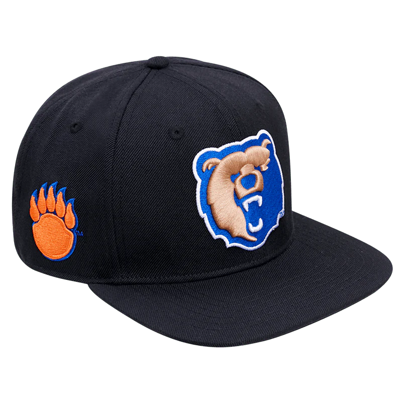 MORGAN STATE UNIVERSITY CLASSIC UNISEX WOOL SNAPBACK HAT (BLACK) - Image 2