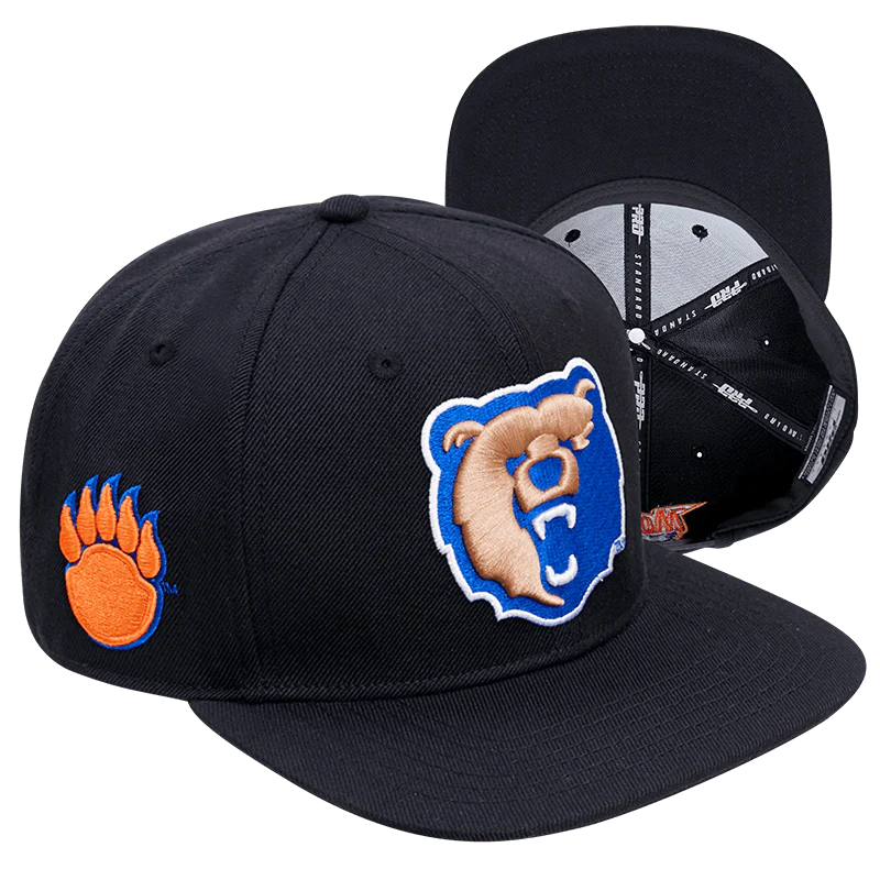 MORGAN STATE UNIVERSITY CLASSIC UNISEX WOOL SNAPBACK HAT (BLACK) - Image 6
