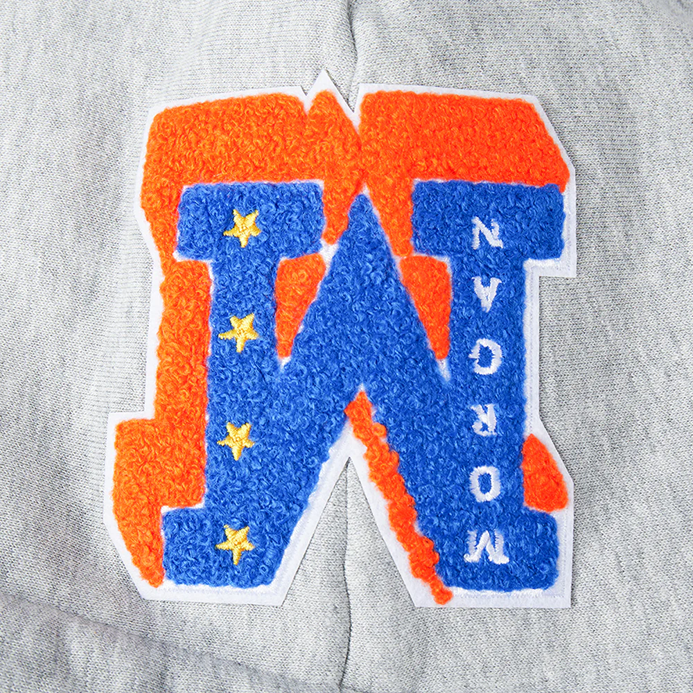 COLLEGE MORGAN STATE UNIVERSITY CLASSIC WOMEN'S FLC PO HOODIE (HEATHER GREY) - Image 7