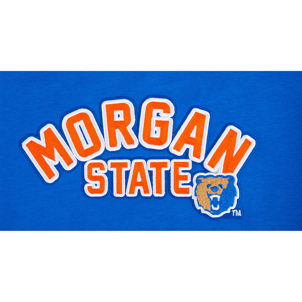 COLLEGE MORGAN STATE UNIVERSITY CLASSIC WOMEN'S FLC CREWNECK (ROYAL BLUE) - Image 6