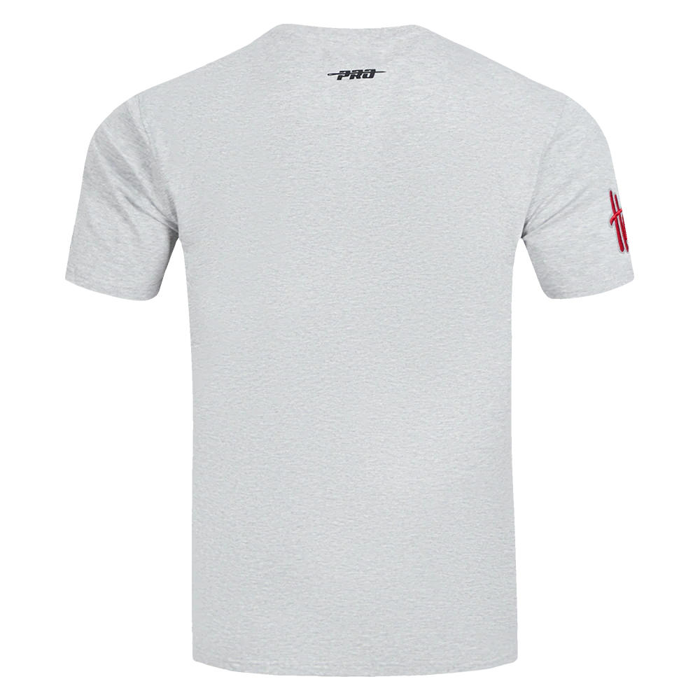 UNIVERSITY OF NEBRASKA CLASSIC MEN'S STACKED LOGO TEE (HEATHER GREY) - Image 3