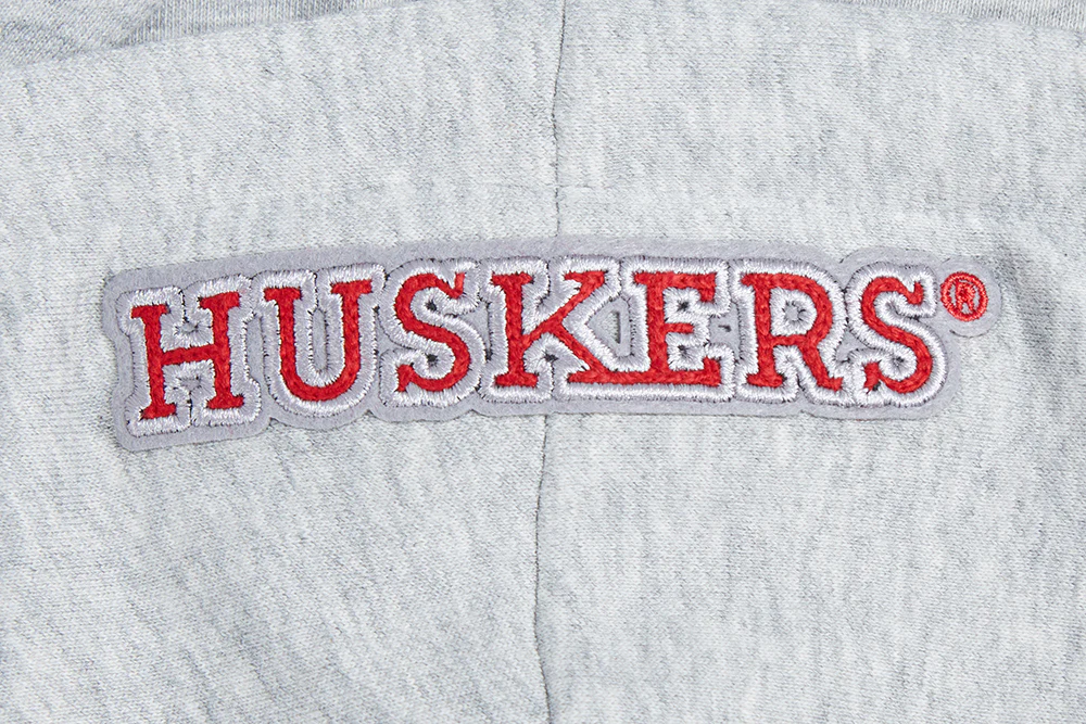 COLLEGE UNIVERSITY OF NEBRASKA CLASSIC WOMEN'S FLC PO HOODIE (HEATHER GREY) - Image 12