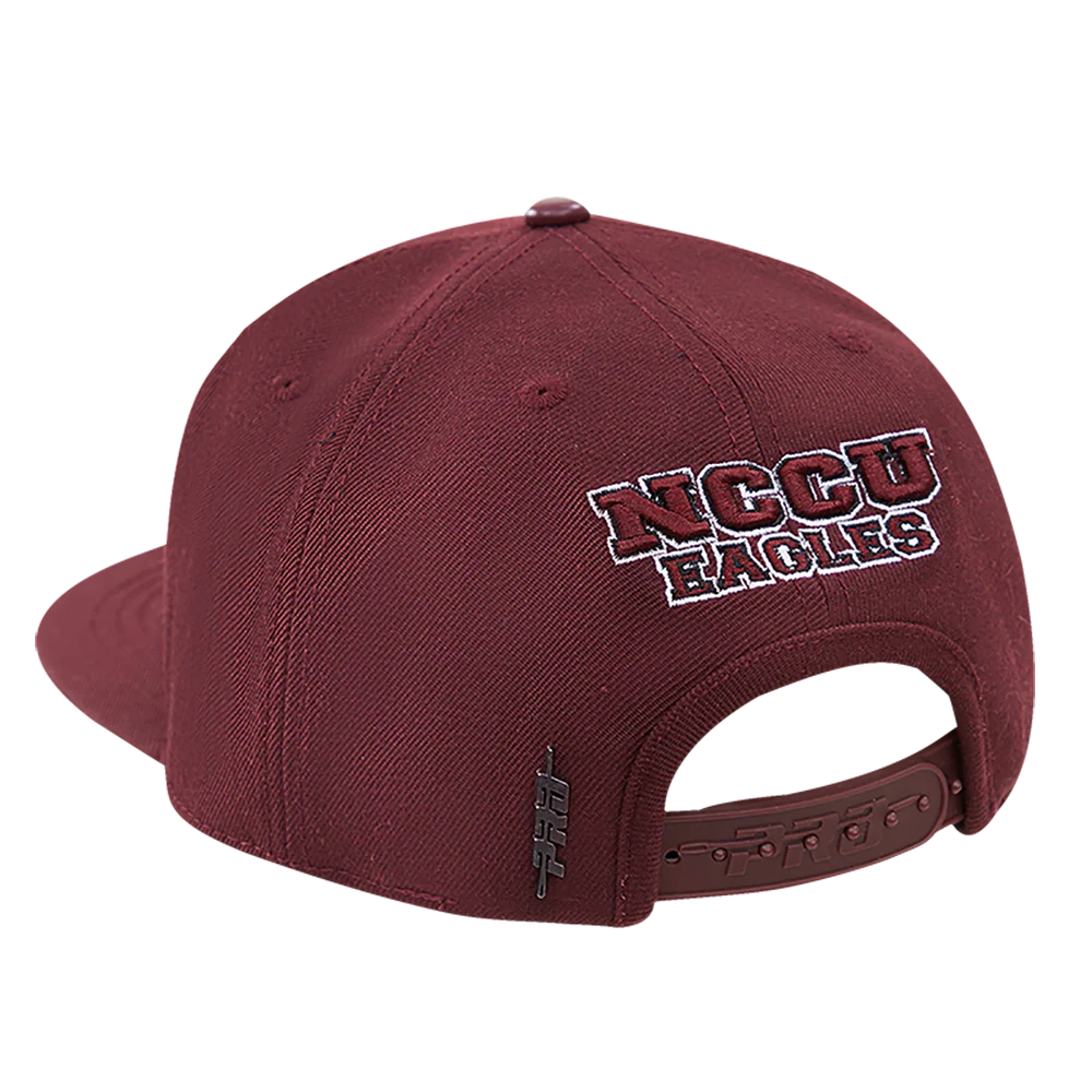 NORTH CAROLINA CENTRAL UNIVERSITY CLASSIC UNISEX STACKED WOOL SNAPB (WINE) - Image 3