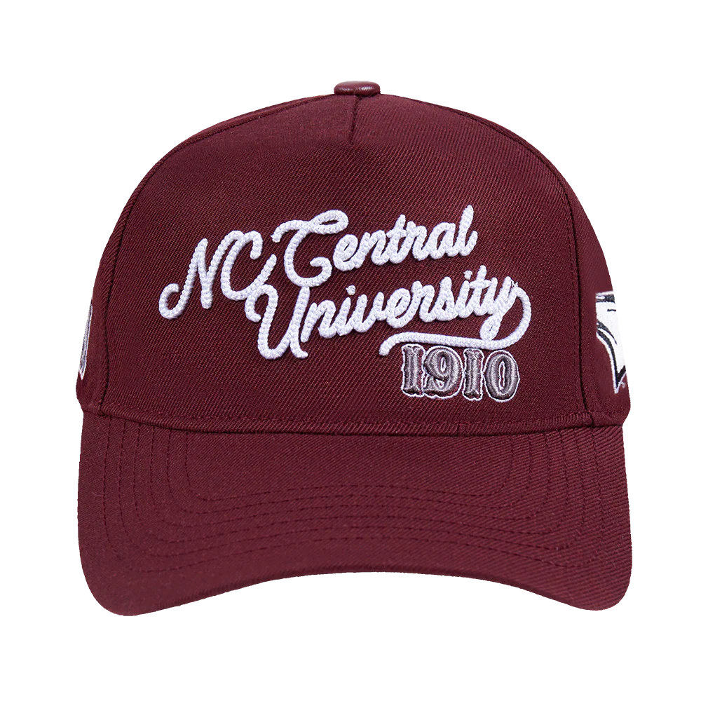 COLLEGE NORTH CAROLINA CENTRAL UNIVERSITY VINTAGE VARSITY PINCHFRONT (WINE)