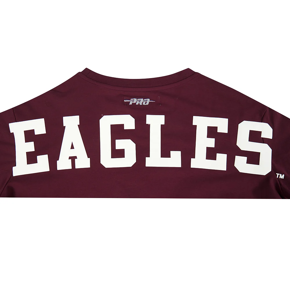 COLLEGE NORTH CAROLINA CENTRAL UNIVERSITY WINGSPAN WOMEN'S SJ BOXY TEE (WINE) - Image 9