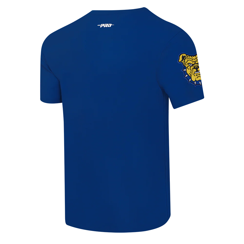 NORTH CAROLINA A&T STATE UNIVERSITY CLASSIC STACKED LOGO SINGLE JERSEY (DODGER BLUE) - Image 4