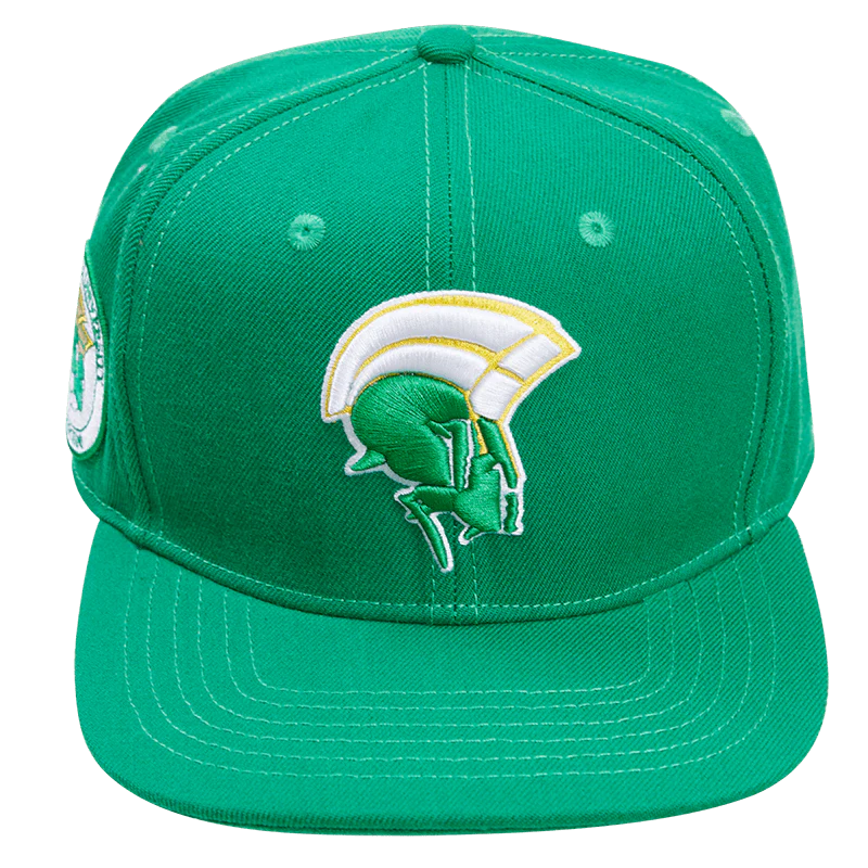 NORFOLK STATE UNIVERSITY CLASSIC UNISEX WOOL SNAPBACK HAT (KELLY GREEN)