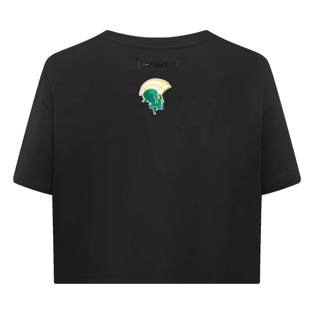 COLLEGE NORFOLK STATE UNIVERSITY CLASSIC WOMEN'S SJ BOXY TEE (BLACK) - Image 5