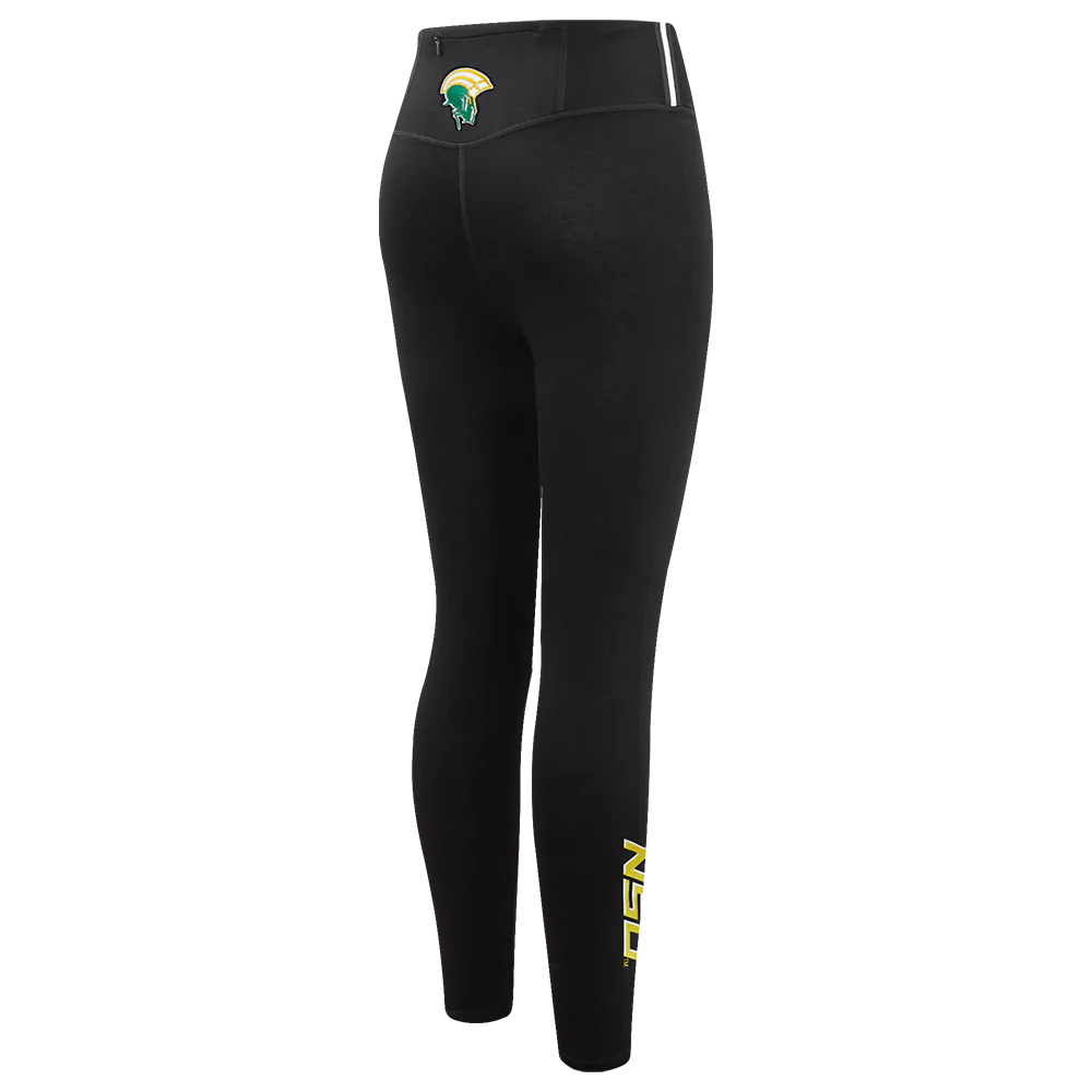 COLLEGE NORFOLK STATE UNIVERSITY CLASSIC WOMEN'S JERSEY LEGGING (BLACK) - Image 3