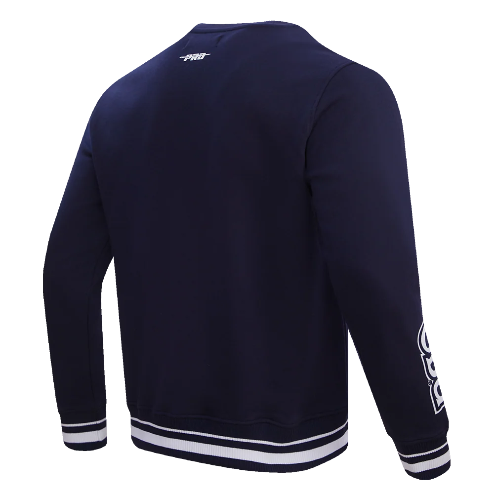 OLD DOMINION UNIVERSITY CLASSIC MEN'S STACKED LOGO CREWNECK (MIDNIGHT NAVY) - Image 3