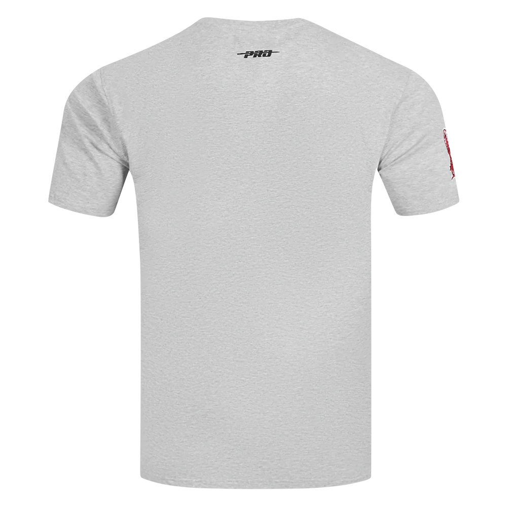 UNIVERSITY OF OKLAHOMA CLASSIC MEN'S STACKED LOGO TEE (HEATHER GREY) - Image 7